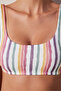 Kofi Bra Textured Multicolor Bikini Top - 3