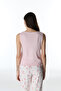 Pink Blossom Pointel Athlete Pajama Top - 5