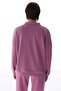 Pink Polo Collar Modal Sweatshirt - 5