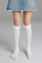 White Girls' Micro 40 Trouser Socks
