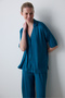 Aging Collagen Shirt Capri Pajama Set - 3
