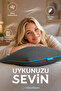 2 Pieces Dark Blue Comfort Fiber Pillow 60X40 cm - Gray - 4