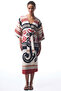 Ethnic Patterned Shay Long Kimono