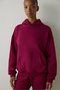 Purple Hooded Oversize Sweatshirt - 2