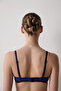 Broderie Wire Navy Blue Bra - 6