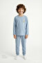 Boy's Blue Run Like Dragon Long Sleeve 2-Piece Pajama Set - 3