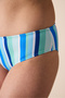 Ocean Hipster Textured Striped Bikini Bottom - 4