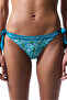 Floral Tropic Leaf Brazilian Bikini Bottom