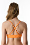 Orange Aisha Bralet Textured Bikini Top - 2