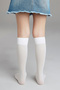 White Girls' Micro 40 Trouser Socks - 2