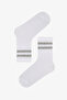 Boy's Lines 3-Piece Tennis White Sock Socks - 4