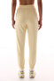 Ecru High Waist Pocketed Cotton Jogger - 3