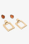 Gold Color Karen Earring Set - 2