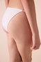Flower Side White Bikini Bottom - 3