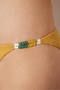 Blanca Side Textured and Macrame Yellow Bikini Bottoms - 4