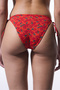 Chery Minimal Cut Cherry Patterned Bikini Bottom - 3