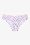 Daisy Flower Patterned Regular Waist 3-Piece Hipster Panties - 4