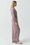 Women's Slim Satin Look Jumpsuit - 4