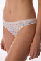 Off-White Easy Lace Printed V-Cut Floral Brazilian Panties