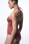 Light Brown Astrid Macrame Beaded Swimsuit - 5