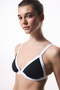 Black Women's Bikini Top Plbj6A5P25Iy