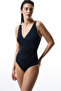 Black Twist Corset Swimsuit - 4
