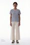 Stripe Premium Striped Short Sleeve T-Shirt - 4
