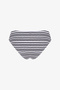 Ringel Striped Textured Mid-Waist Bikini Bottom - 5