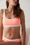 Neon Orange Beach Slip Bikini Bottom - 3