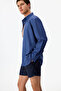 Men's Indigo Blue Sea Swim Shorts - 2