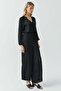 Women's Slim Satin Look Jumpsuit - 3