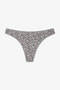 Leopard Pattern Low Waist 3-Piece Thong Panties - 4