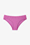 Girl's Purple Emma One-Shoulder Bikini Set - 3