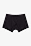 Boy's Black Solid 3-Piece Multicolor Boxers - 4