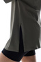 Khaki Cotton Oversize T-Shirt - 5