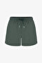 Men's Kır Yeşil Basic Dark Green Swim Shorts - 4