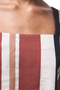 Ethnic Pattern Square Neck Colorful Crop Top - 6