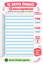 Beautiful Writing Pad Suitable for Uppercase Letters - 1St Grade - Green - Large Size - 1 Piece - Suitable for New Chapters - 2