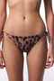 Clove Leopard Patterned Tie-Up Bikini Bottom