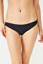Black Basic Slip Bikini Bottom