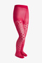 Tango Red Pretty Dotted Daisy Pantyhose - 2