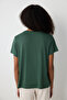 Khaki Crew Neck Regular Fit Modal T-Shirt - 4