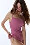 Rose Pink Strapless Underwire Swimsuit - 4