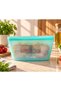 Mood 680 ml Air and Liquid Leak Proof Lockable Silicone Storage Bag, 100% Platinum Silicone, Bpa Free, Microwave and Freezer Safe, Reusable Food Storage Bag, Lm0007/24