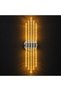 Bhbackhome Aura Large 56 cm Modern Design Led Sconce - Wall Lamp - Silver Case - Daylight Led - Electric