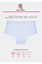 7-Pack High Waist White Women's Panties Cotton Flexible - 3