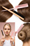 Sleek Bun Set, Professional Bun Brush, Crepe Comb - 7