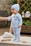 Baby Set with Teddy Bear Embroidery - 3