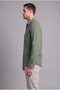 100% Linen Regular Fit Long Sleeve Single Pocket Shirt I7992Ax26Sm - 3
