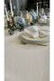 Royal Linen Textured Tablecloth White - 2